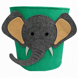 Cesto Organizador para Brinquedos em Feltro Animais