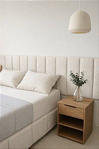 Placa 60x20cm linho natural