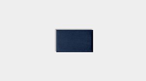 Placa 40x25cm Suede azul escuro
