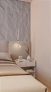 Placa 110x80cm borda  bouclé natural