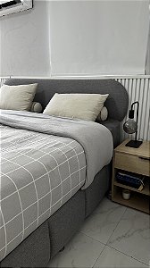 Placa Cozy  Linho Cinza