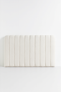 Cabeceira Listra Bouclé Natural