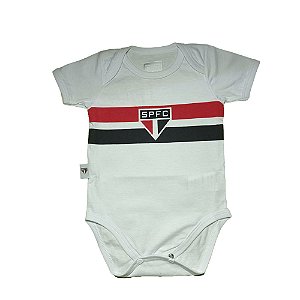 Body São Paulo Infantil Time Futebol Modelo Jogo