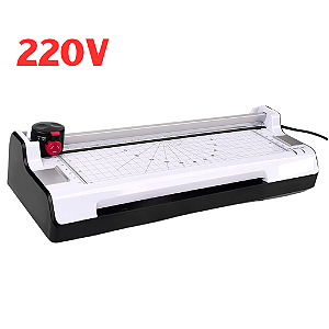 Plastificadora Refiladora Documentos A4 - 5 Funções Em 1 - 220V