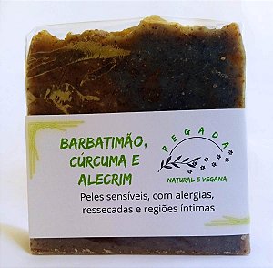 Sabonete de Barbatimão, Cúrcuma e Alecrim