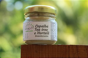 Desodorante Natural: Copaíba, Tea tree e Hortelã