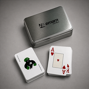 Jogo de Cartas Baralho com Caixa Personalizada