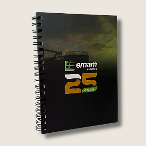 Caderno Personalizado 25 Anos - Capa Dura