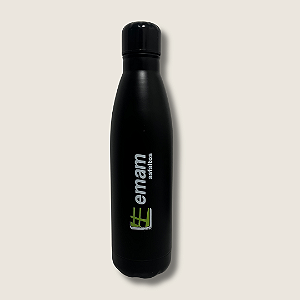 Garrafa Inox Preta - Emam