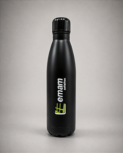 Garrafa Inox Preta - Emam