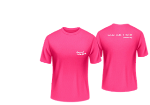 Camiseta Agentes do Brincar, Rosa, G, 100% algodão