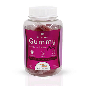 Gummy Plus - Gomas da Beleza (30 gomas com 2,5g de Colágeno Verisol®️ + Vitaminas e Minerais)
