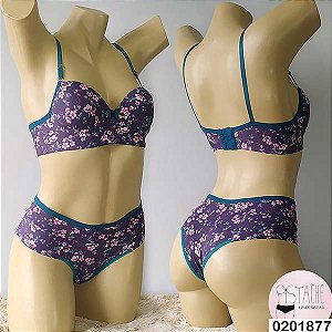 Lingeire em Microfibra Tamanho G Estampada 0201877