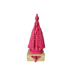 Nossa Senhora de Aparecida rosa pink