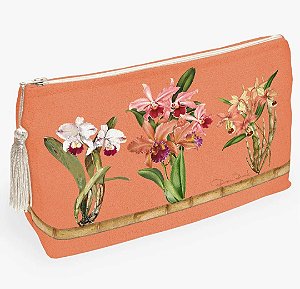 Necessaire Orquídea laranja
