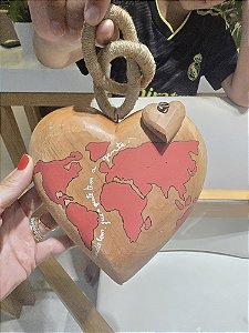 Coração Mapa Mundi