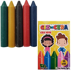 Mini Giz De Cera 5 Cores 11 gramas Lembrancinha Brinde Festa