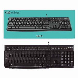TECLADO USB K120 PRETO LOGITECH