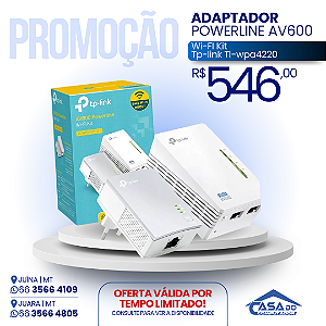 Adaptador Powerline Tp-link Branco/cinza Kit X 2 Unidades