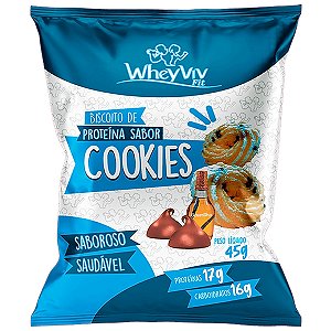 BISCOITO DE PROTEÍNA WHEYVIV COOKIES 45G