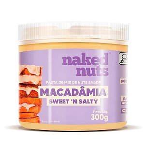 PASTA DE MIX DE NUTS NAKED MACADÂMIA 300G