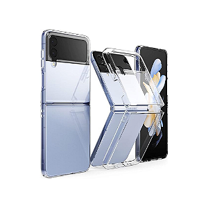 Capa Samsung Z Flip 4 For Clear Case Magnetic Transparente