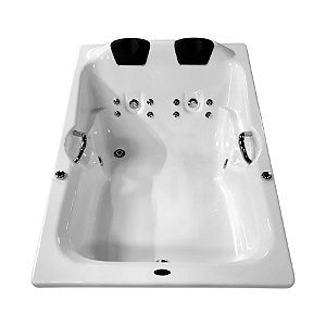 BANHEIRA ACRILLIC DUPLA 160 C/ HIDRO - PREMIUM