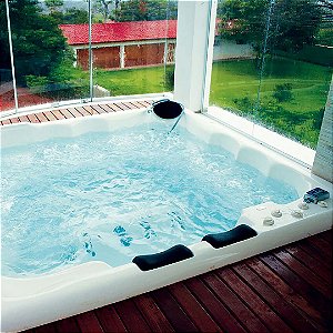 SPA WEEKEND RETANGULAR 279 x 260 x 96 CM PREMIUM C/ 11 LUGARES