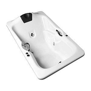 BANHEIRA ACRILLIC 160 C/ HIDRO PREMIUM - COM AQUECEDOR SMART 8000W