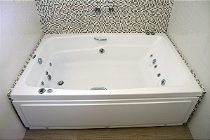 BANHEIRA ACRILBATH DUPLA 170 C/ HIDRO - TOP LINE