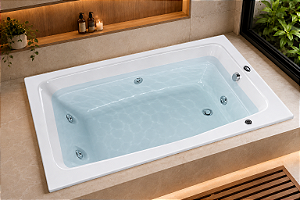 BANHEIRA ACRILBATH 140 C/ HIDRO - STANDARD