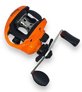 Carretilha Sumax Rainbow Laranja 800R Esquerda 8 Rolamentos