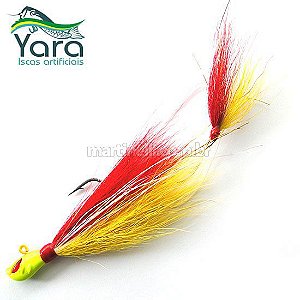 Isca artificial Yara Killer Jig 17g cor: 42 vermelho e amarelo 1442