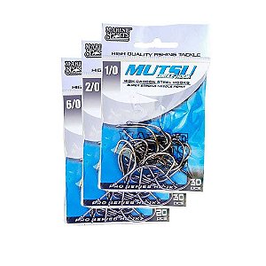 Anzol MS Mutsu Circle Hook1/0 com 30-2/0 com 30-6/0 com 20