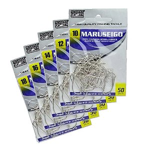 Kit Anzol Marine Sports Maruseigo Nickel 10,12,14,16 e 18