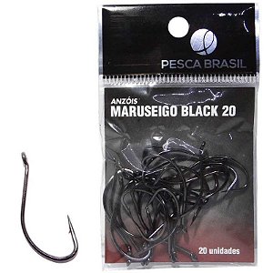 Anzol Pesca Brasil Maruseigo Black 20 094007-un