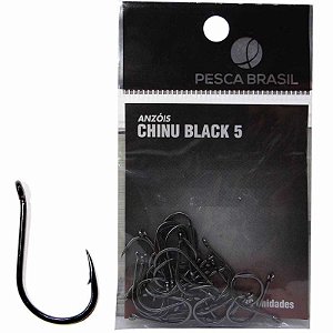Anzol Pesca Brasil Chinu Black n. 5 094204 c/ 30 un