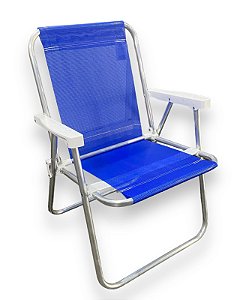 Cadeira BEL Alta Lazy Aluminio SANNET Azul