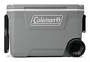 Caixa térmica Coleman 316 Series 62QT Silver ASH com rodas 110630006487
