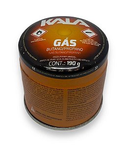Cartucho de Gás Butano para Maçarico 190g KALA