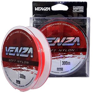 Linha Marine Sports Venza Soft Nylon Orange 0,37mm 18 lb 300m