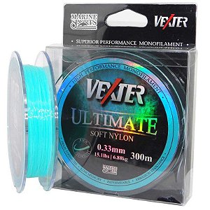 Linha Marine Sports Vexter Ultimate Soft Azul 0,40mm 300m