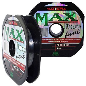 Linha Maruri Max Force Nylon Fumê 0,28mm 100m