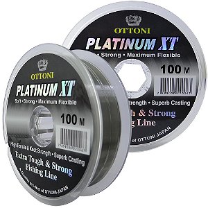 Linha Monofilamento Platinum XT - 0,20mm 5,43kg - 100m