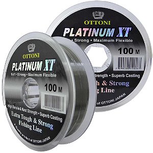 Linha Monofilamento Platinum XT - 0,40mm 19,52kg - 100m