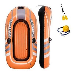 Bote inflável Hydro-Force Raft Set c/ remo + bomba 122520-UN