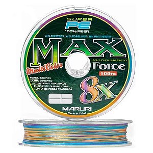 Linha Maruri Multi Max Force Multicolor 8X 0,18mm 100m