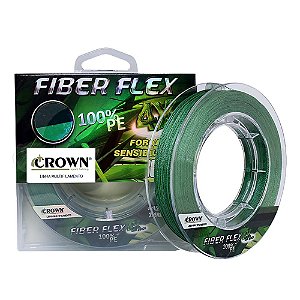 Linha Crown Fiber Flex mult. 4X 0,20mm 100m