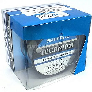 Linha Monofilamento Shimano Technium 0,255mm 6,1 kg  300m