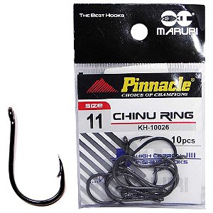 Anzol Pinnacle Chinu Ring mini Black - N11 c/ 10